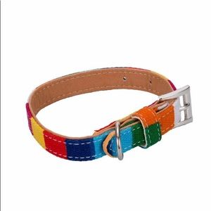 New Rainbow Dog Collars
